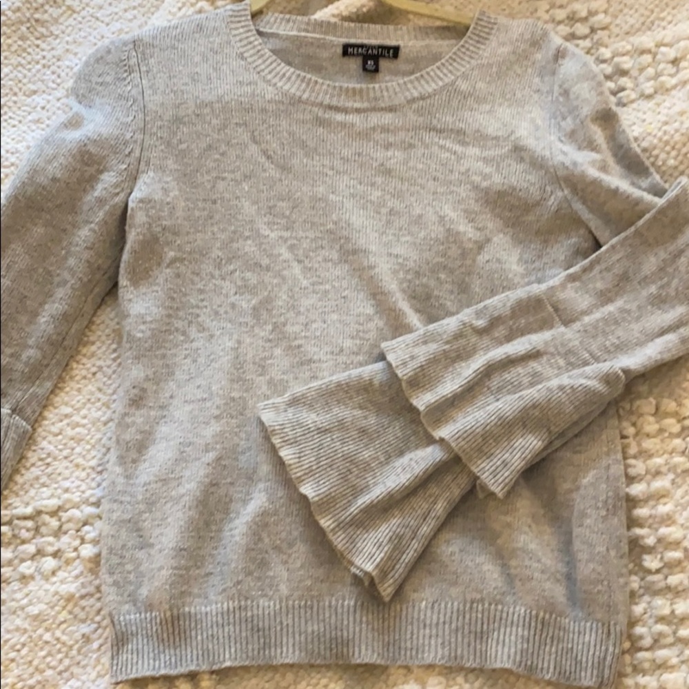 J Crew sweater with flare sleeves